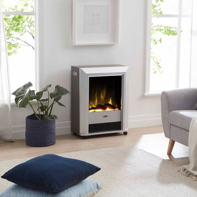 Dimplex Lee Silver Electric Fire