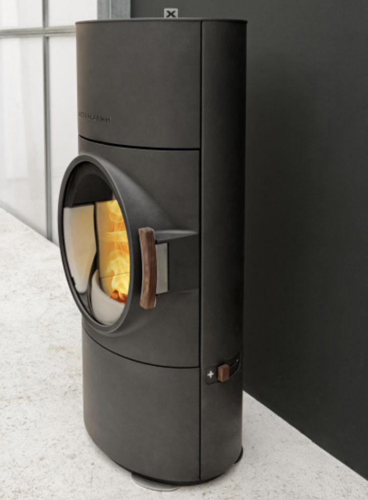 Hergom Glance L Wood Heater - Wignells Heating & Cooking