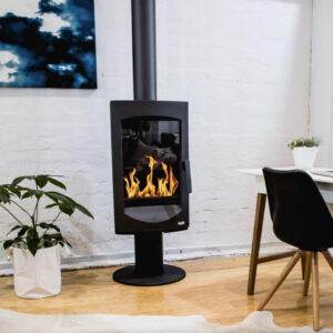 Hergom Glance L Wood Heater - Wignells Heating & Cooking