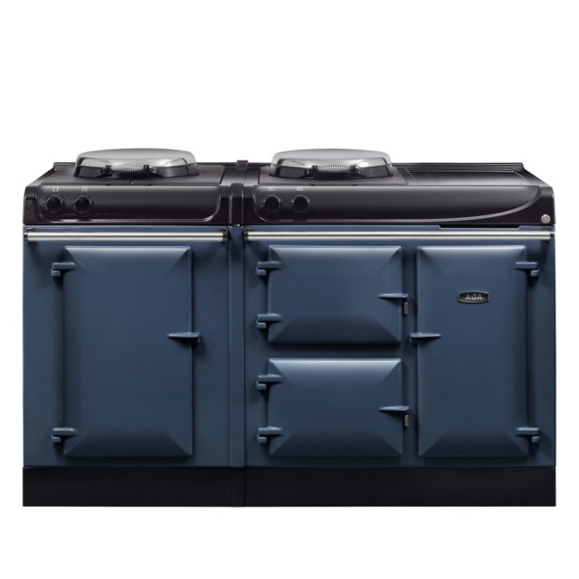 AGA eR3 Series 150 Electric / Induction Hob Dartmouth Blue / Stainless Steel