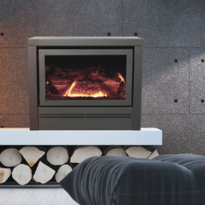 Coonara Grange Freestanding Gas Log Fireplace_Wignells