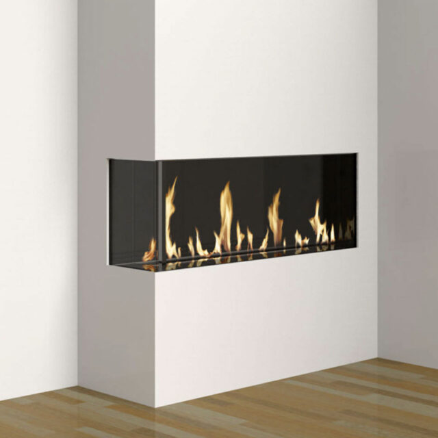 DaVinci Left Corner Gas Fireplace_Wignells:..