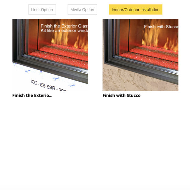DaVinci See Thru Gas Fireplace_Indoor:OutdoorInstallationOptions_Wignells