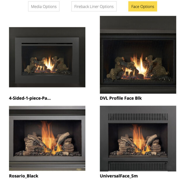 Lopi DVL GS2 Gas Fireplace_FaceOptions_Wignells