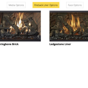 Lopi DVL GS2 Gas Fireplace_Fireback LinerOptions_Wignells