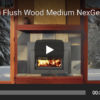 Lopi Flush Wood Large NexGen Wood Heater