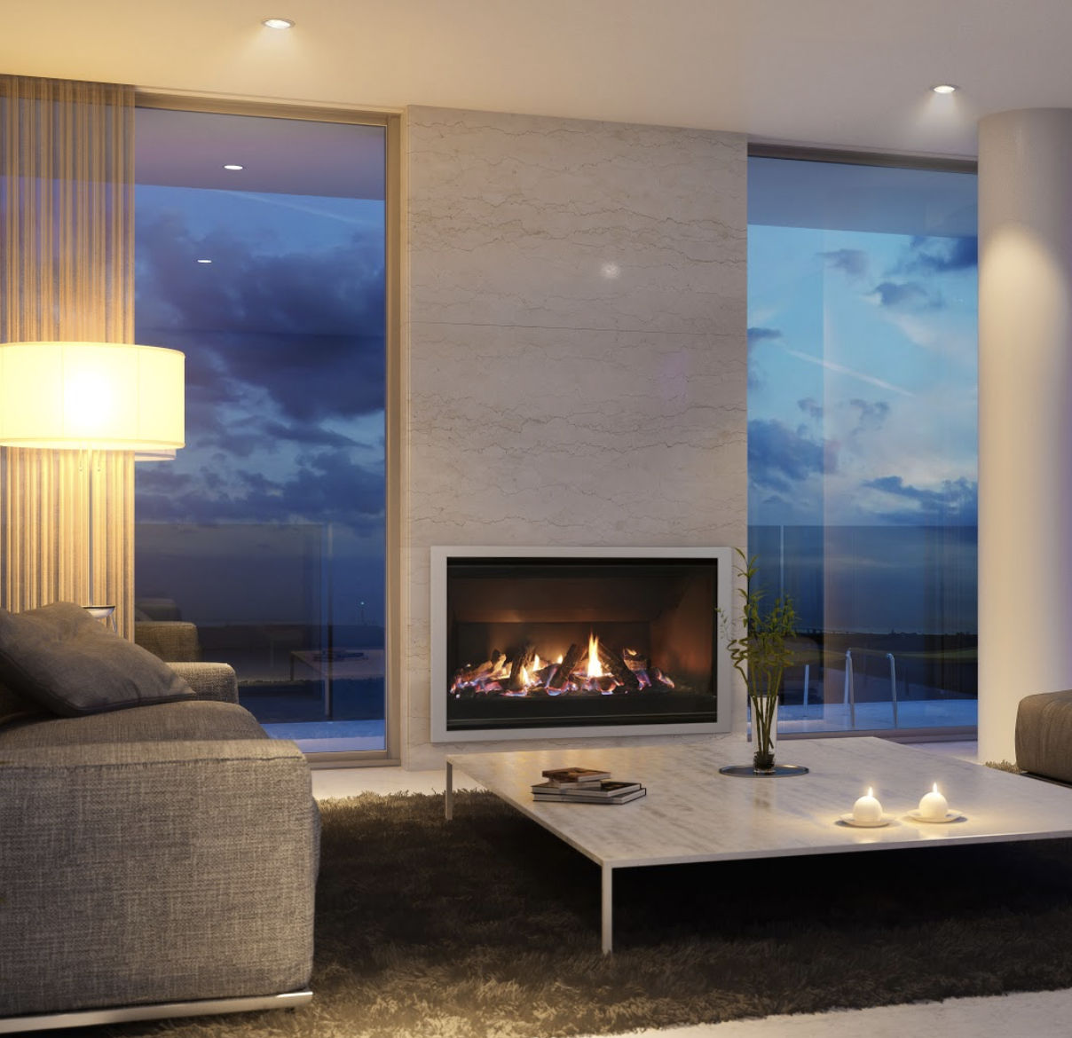 Escea DF960 Gas Fireplace - Wignells Heating u0026 Cooking