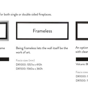 Escea DX Series Gas Fireplace_FasciaOptions_Wignells