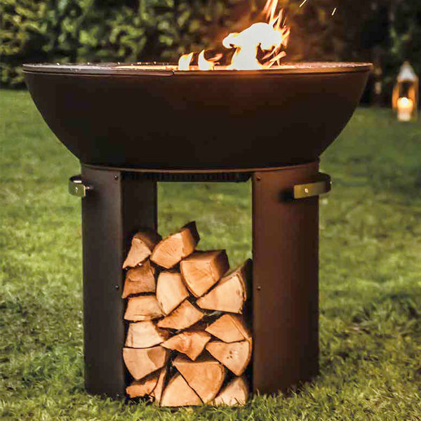 Hergom Cast Iron Fire Pit - High Base