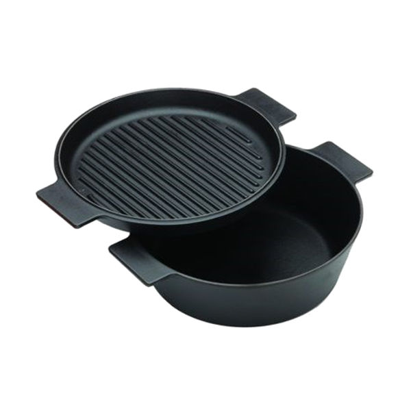 Morso Multi Cocotte with Griddle Moisture Lid