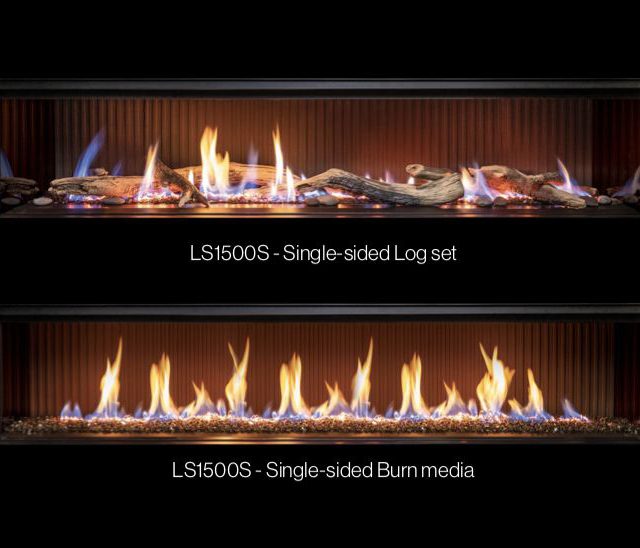 Rinnai LS 1500 Single Sided Gas Fireplace - Wignells Heating u0026 Cooking