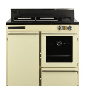 Thermalux Sterling Supreme Smooth Cream with Glass Oven Door_Wignells