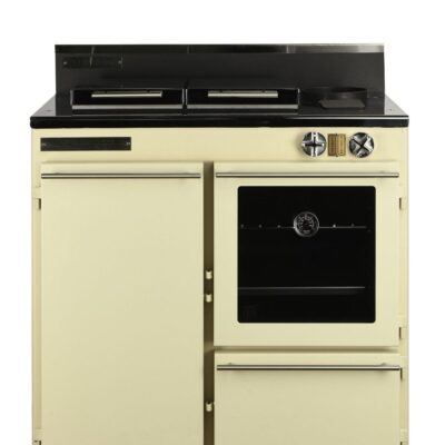 Thermalux Sterling Supreme Smooth Cream with Glass Oven Door_Wignells