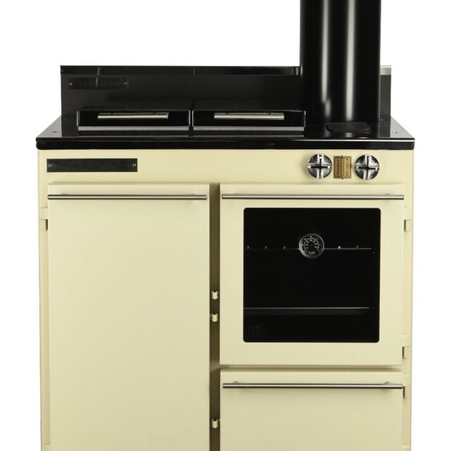 Thermalux Sterling Supreme Smooth Cream with Glass Oven Door_Wignells