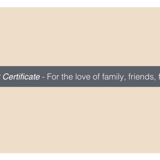 Wignells Gift Certificate