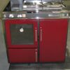 Thermalux Sterling Supreme Mojave Red with Glass Oven Door_Wignells