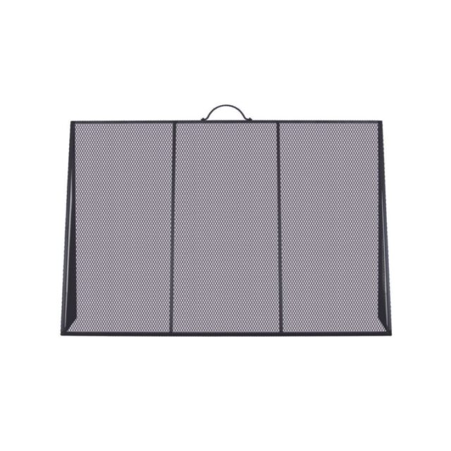 Melton Craft Layback 3 Panel Black Firescreen_JC0184BK_Wignells
