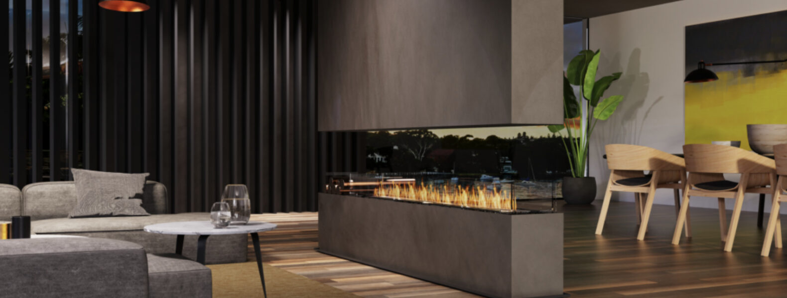 Electric and modern fireplaces with style