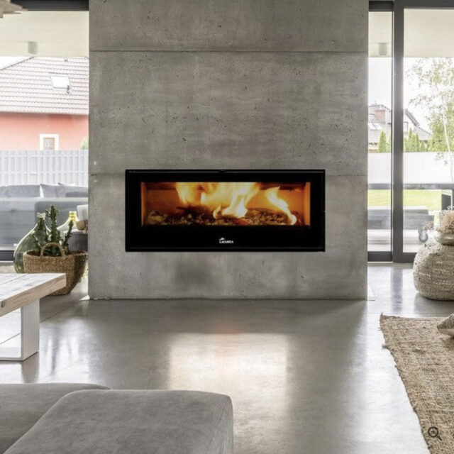 Lacunza Silver 1000 Inbuilt Wood Fireplace