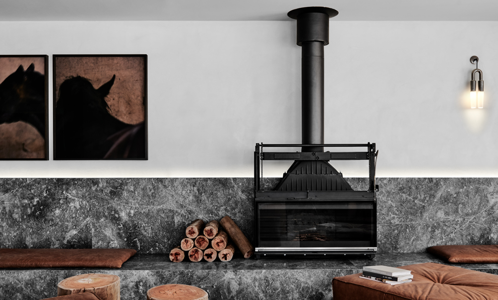 Cheminees Philippe Radiante fireplace