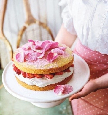 rosewater Victoria sponge 