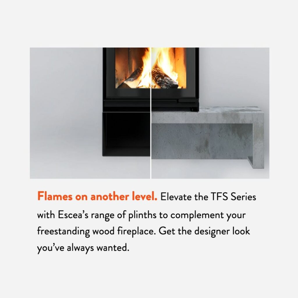 Escea TFS1000 Freestanding Wood Heater - Wignells Heating