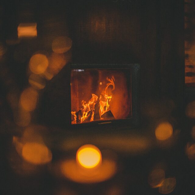 Outdoor fireplace + long summer nights = A true alfresco experience