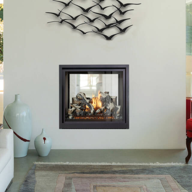 Introducing a new Lopi double-sided gas fireplace!
