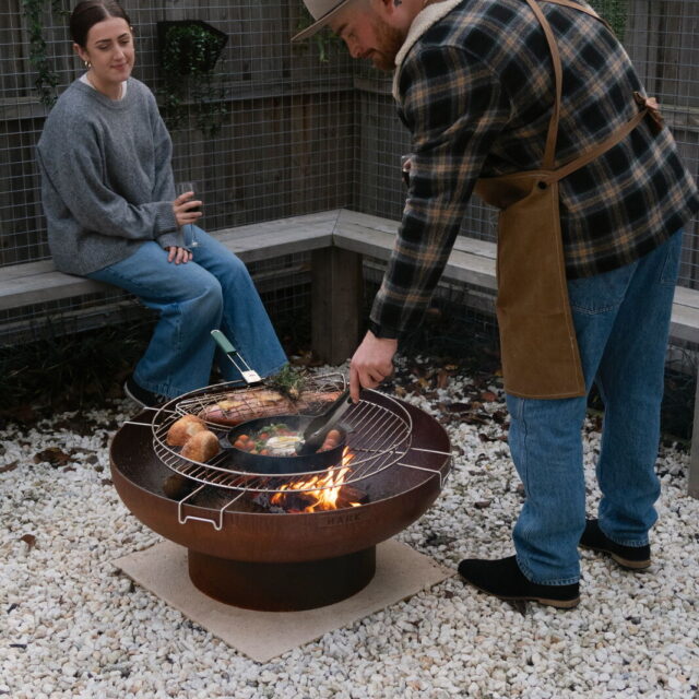 Luca - Hark 80 Corten Steel Fire Pit.