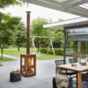 Quaruba XL Outdoor mobile fireplace
