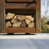 Quaruba L Outdoor Fireplace