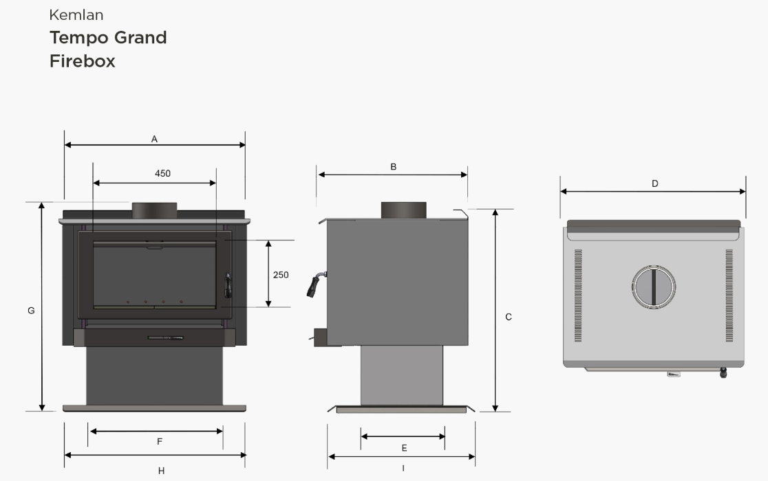Tempo Grand Firebox Tempo Grand Firebox