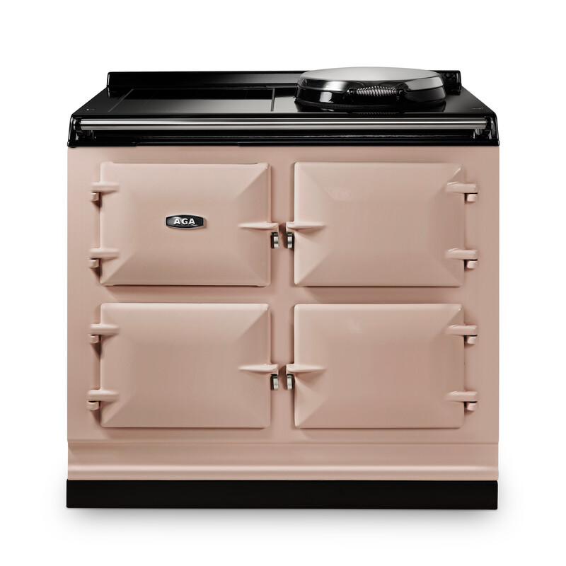 AGA eR7i Series 100 Electric with Induction Hob Blush with Stainless Steel trim AGA eR7i Series 100 Electric with Induction Hob Blush with Stainless Steel trim