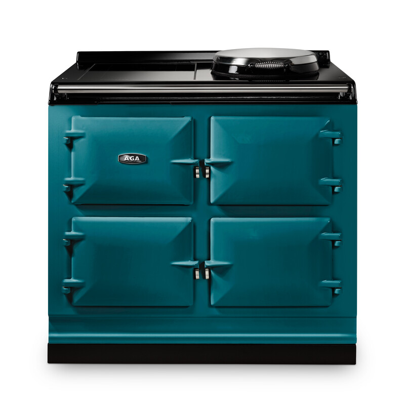 AGA eR7i Series 100 Electric with Induction Hob AGA eR7i Series 100 Electric with Induction Hob Salcombe Blue with Stainless Steel trim